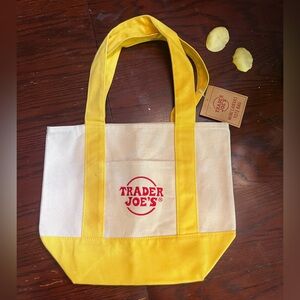 Trader Joe’s mini tote bag canvas